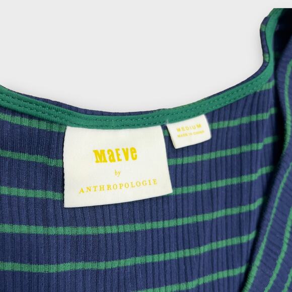 ANTHROPOLOGIE By MAEVE FLORES STRIPED DRESS Women’s Size: M - Picture 7 of 9